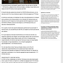 Las fusiones y adquisiciones caen un 20% en Espaa hasta mayo y el importe se reduce un 25%, segn TTR Data